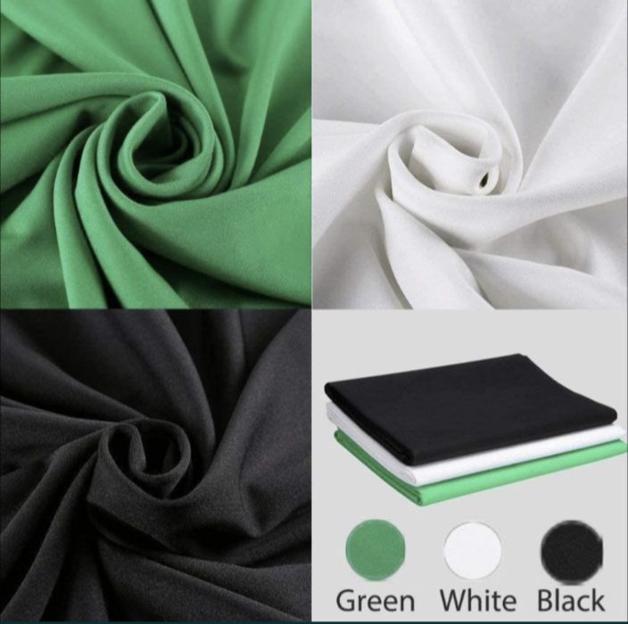 Ворота 2,6×3М та 3 фотофони (зелений,білий,чорний)