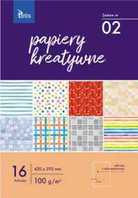 Papiery kreatywne a3 16 kartek nr 02 kb031 - 02