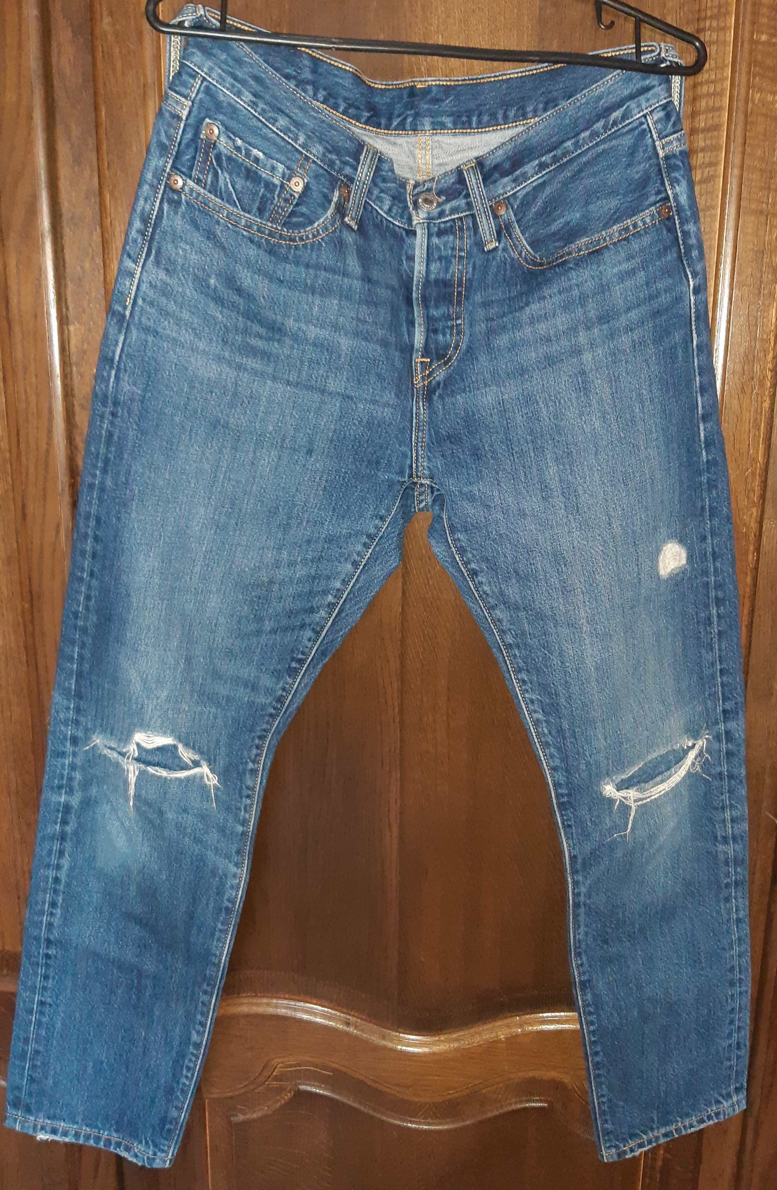Spodnie Jeans - przetarte