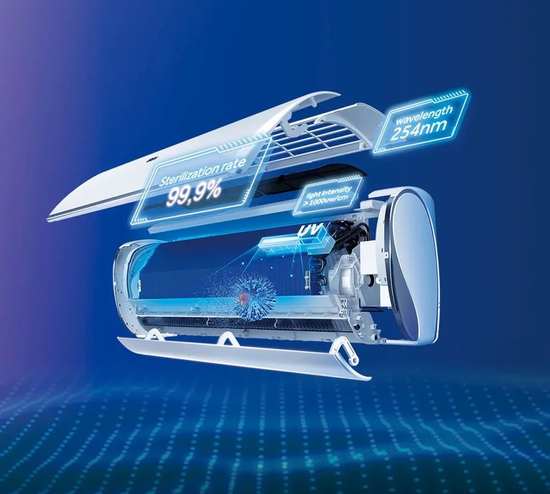 Klimatyzator ścienny Haier FLEXIS NORDIC 3,5kW grzanie -25°C montaż