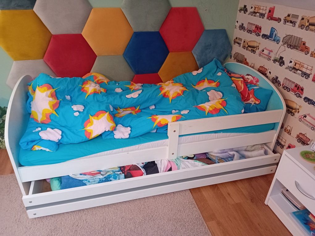 Łóżko dziecięce z szufladą 80x160