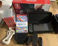 Nintendo Switch + Gry + Akcesoria