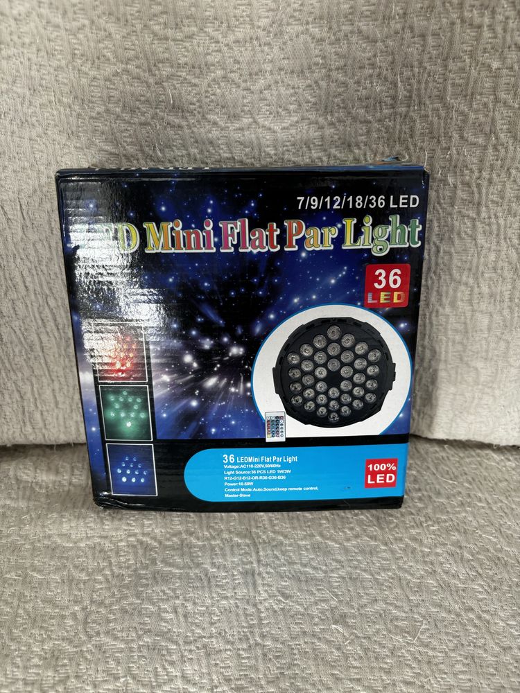 Projetor LED Party Light RGB com comando
