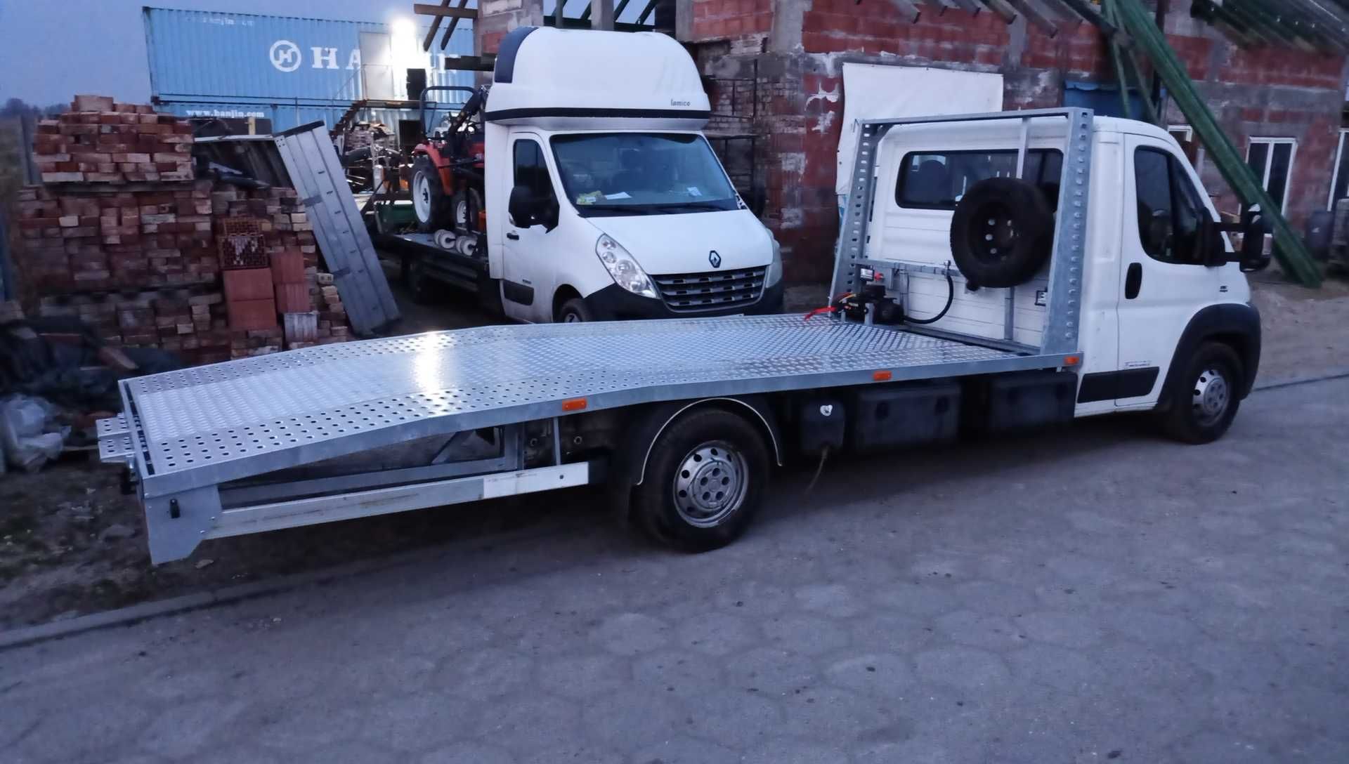 Platforma alu aluminiowa zabudowa podjazdy laweta ducato boxer jumper