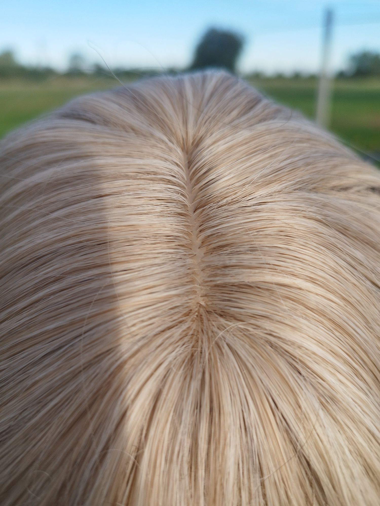 Peruka mieszany blond gratis opaska do peruk