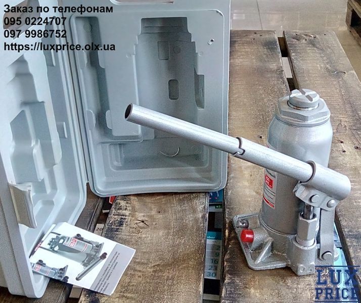 Домкрат "стовпчик" 5 т, у пластиковому кейсі INTERTOOL GT0053