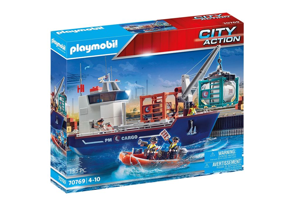 Плеймобіл великий контейнероз Playmobil City 70769