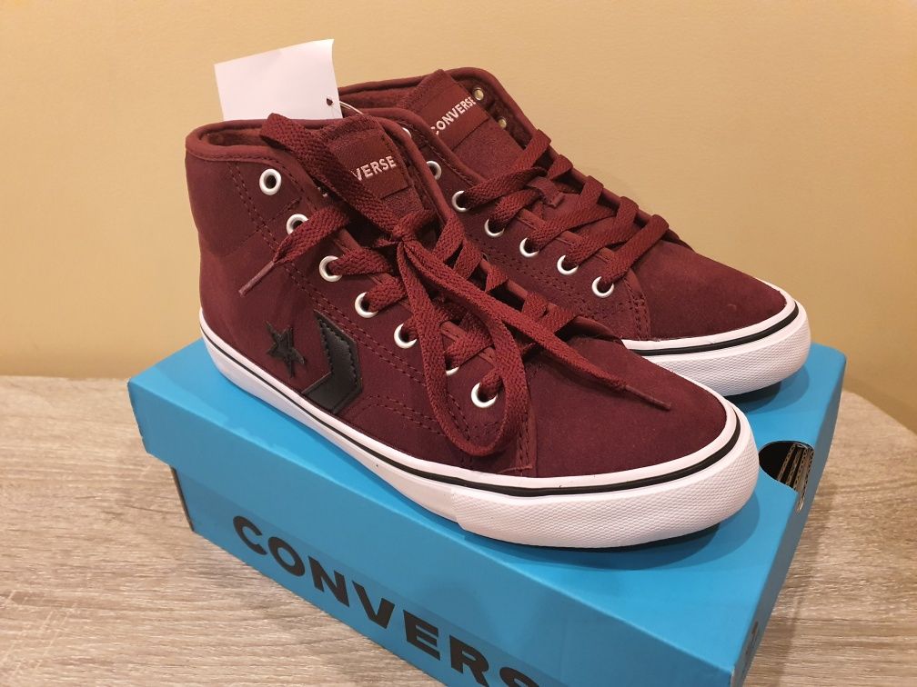 Buty trampki za kostkę Converse, rozmiar 35, wkładka zmierzona 22,5 cm