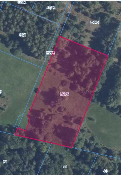 Działka nad rzeką Liwiec 5712 m2 warunki zabudowy, media