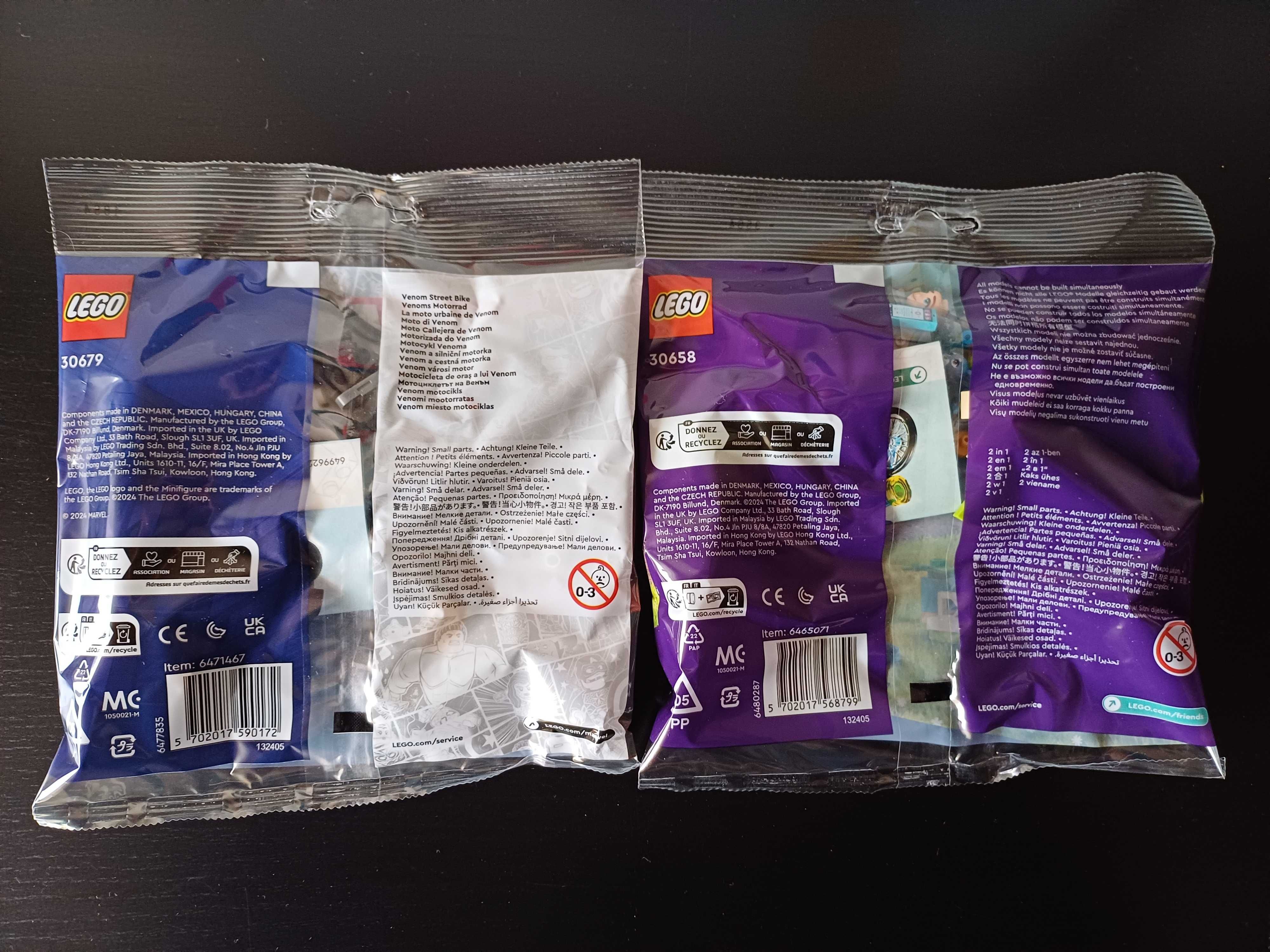 Lego Marvel e Friends Polybag