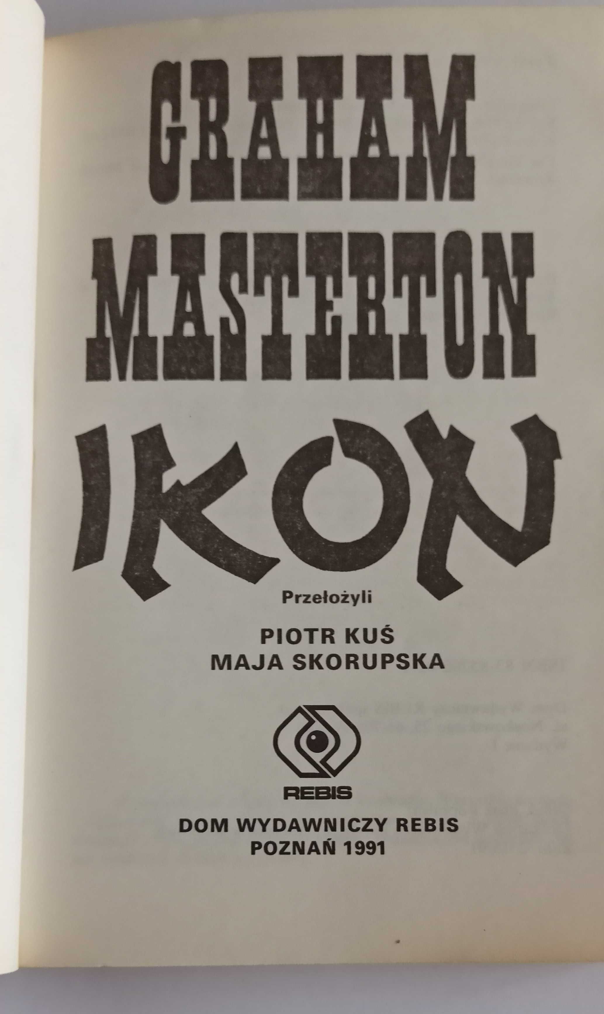 Graham Masterton – Ikon kryminał thriller wydawnictwo Rebis 1983