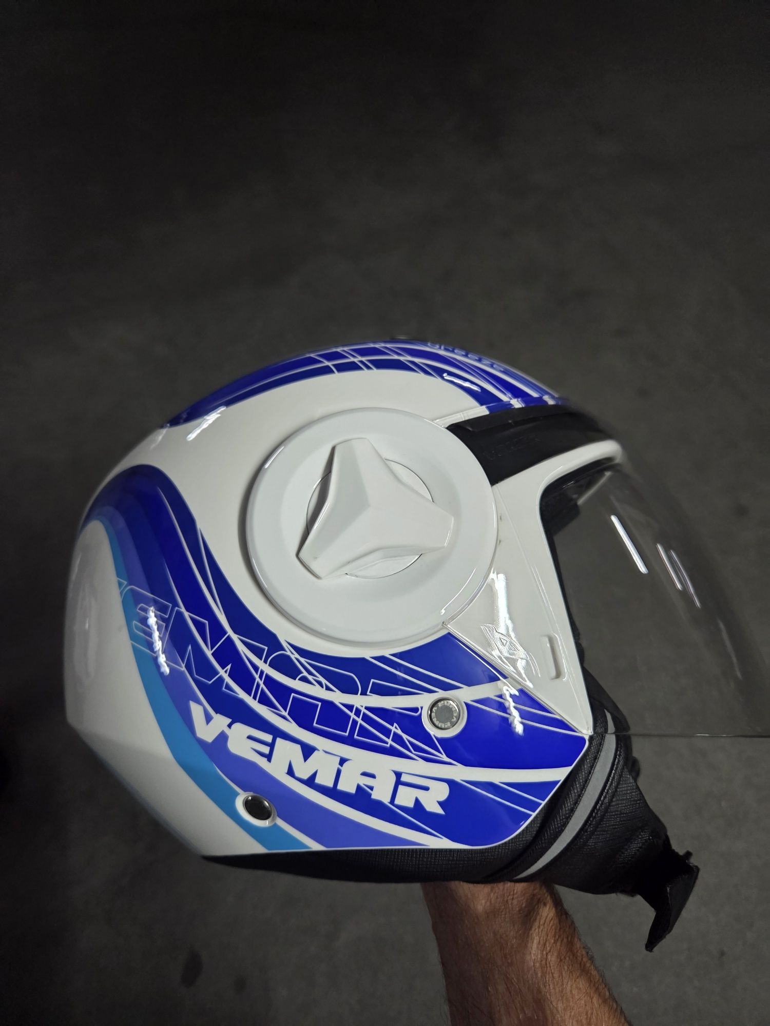 Capacete Vemar breeze Surf Branco e Azul (tam. M)