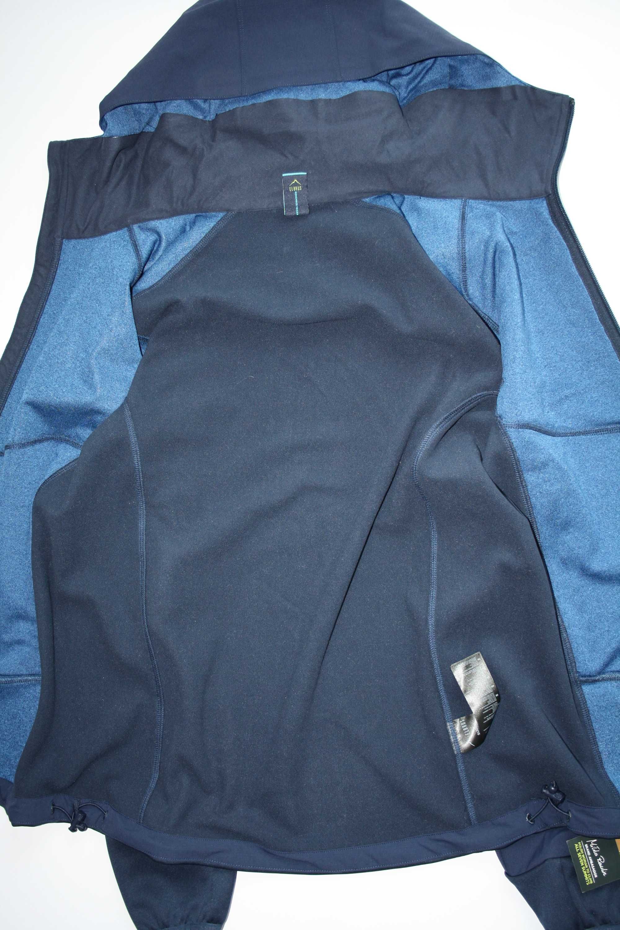 kurtka męska softshell przejściowa Elbrus SUDIR granat XL