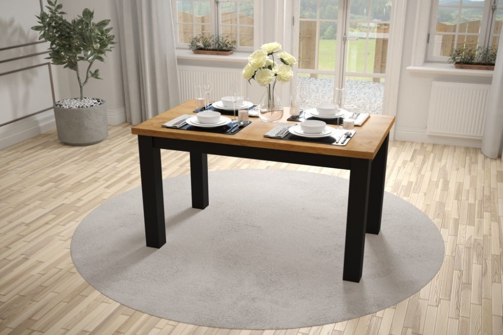 Stół rozkładany MARS 140(190)/80cm dąb Lancelot