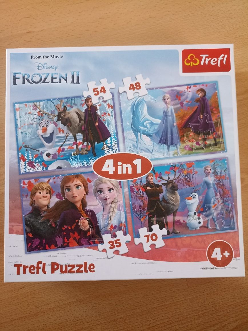 Puzzle 4w1 Elsa trefl