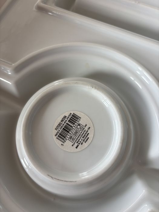 Jome&you duza porcelanowa patera futbol taca na przekaski talerz boisk