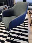 Ikea Tossberg krzesło, metal czarny/ gunnared ciemnoszary