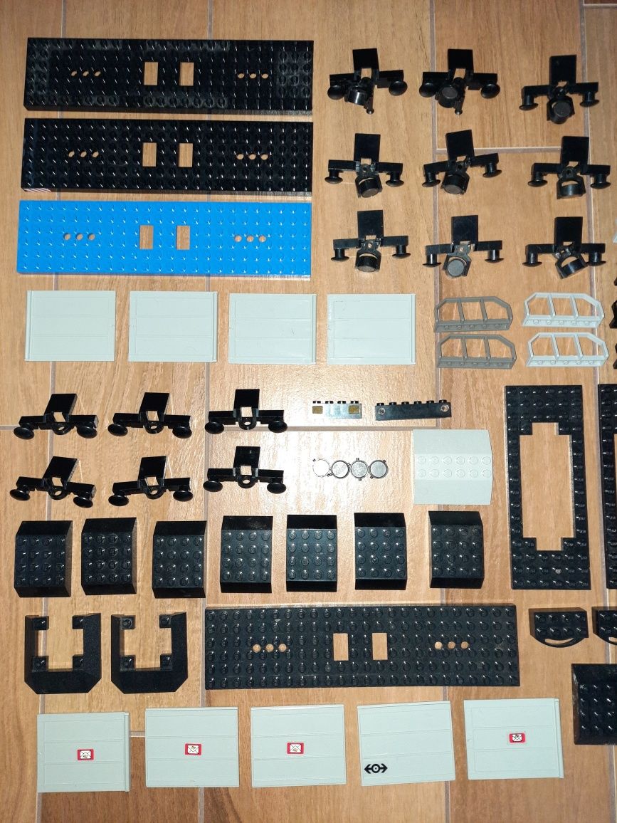 Lego train elementy pociągów 9v unikaty legolang system kg