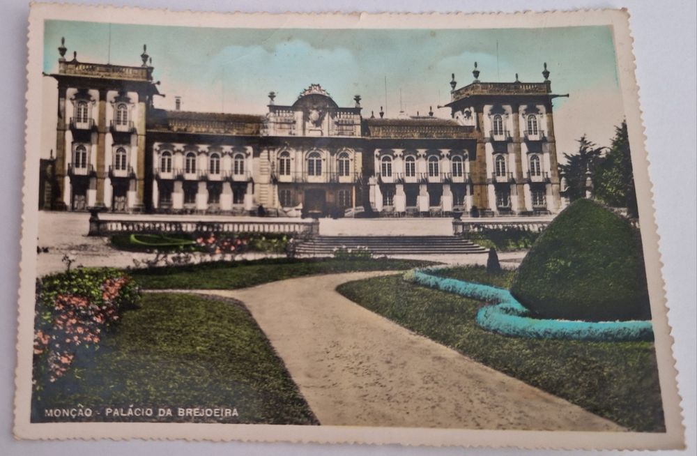 Postais antigos Portugal Monção anos 50/60 escritos selados circulados
