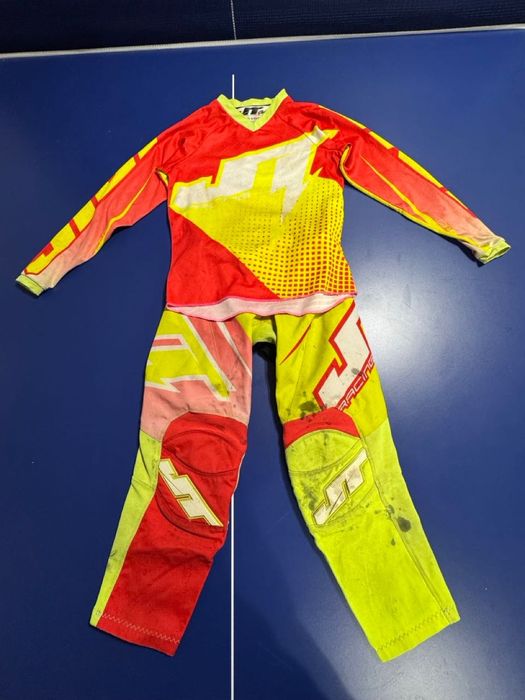 Komplet dziecięcy rower,cross,quad JT Racing – koszulka M + spodnie 24