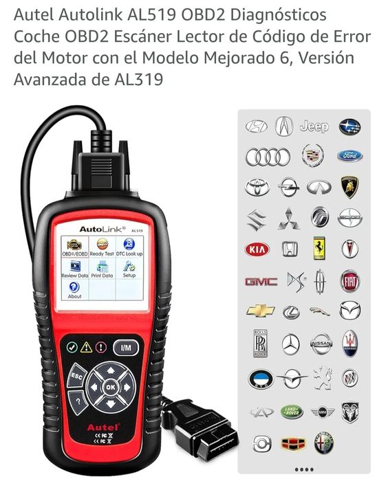 Leitor de diagnóstico OBDII Autel