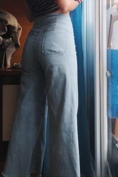 Calças de ganga - Cullote / wide leg / mom