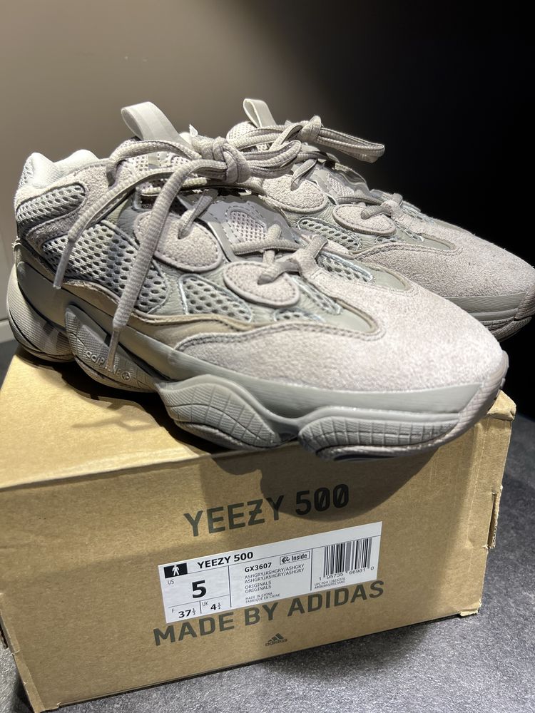 кроссовки adidas yeezy 500 ash grey