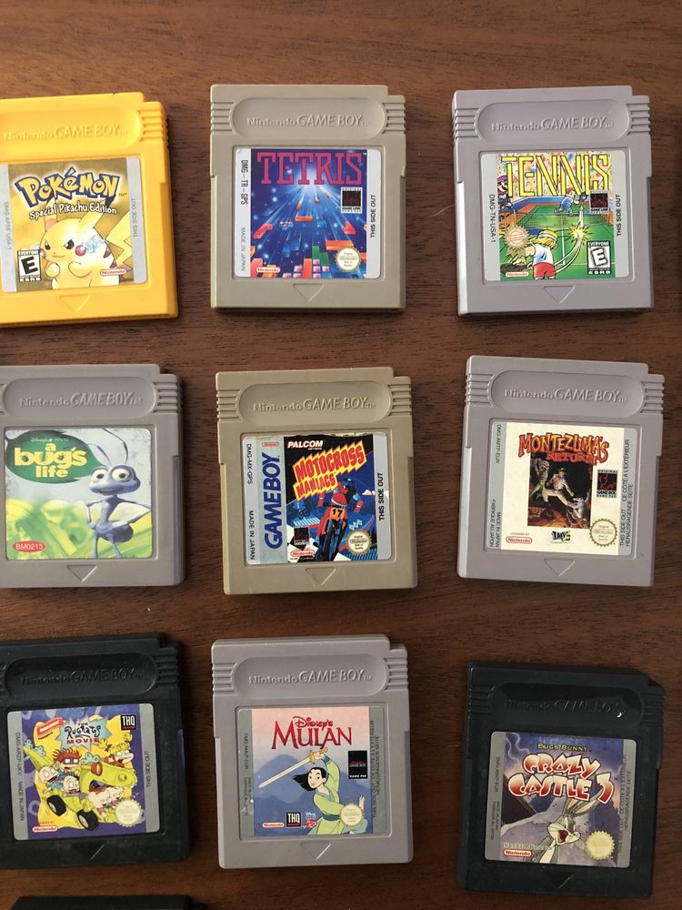 Vários Jogos GameBoy - Tennis, Montezuma, etc (lista na descrição)