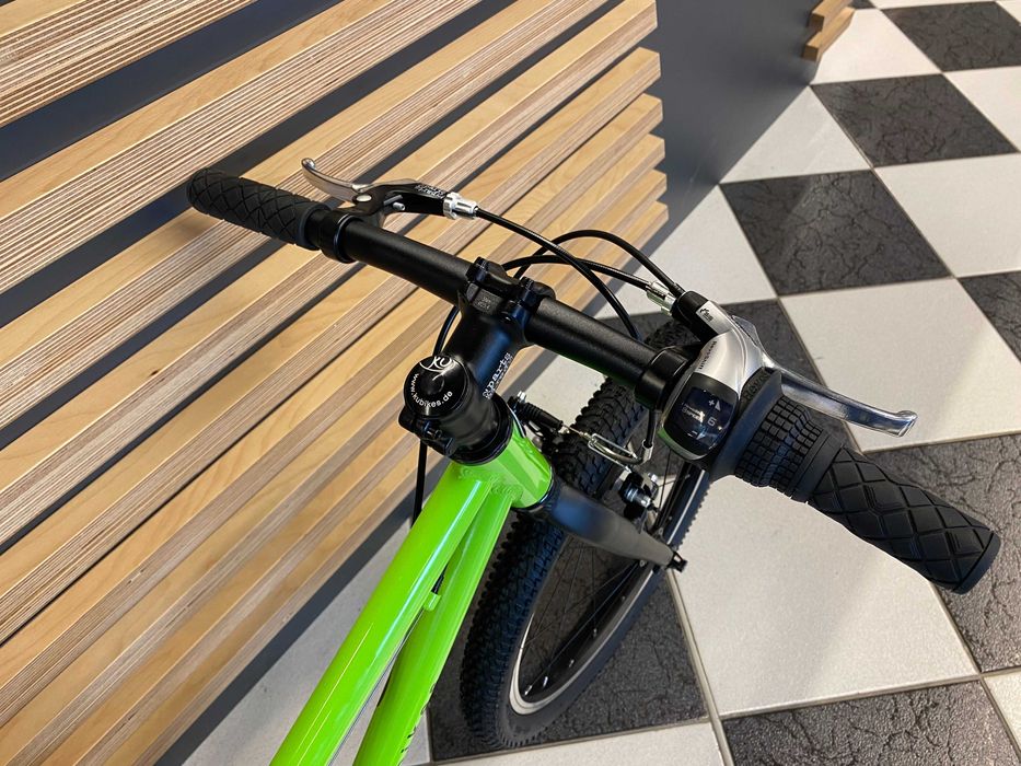 Rower dziecięcy KUBIKES 20S 20L Green Lime zielony 20 cali KRAKÓW