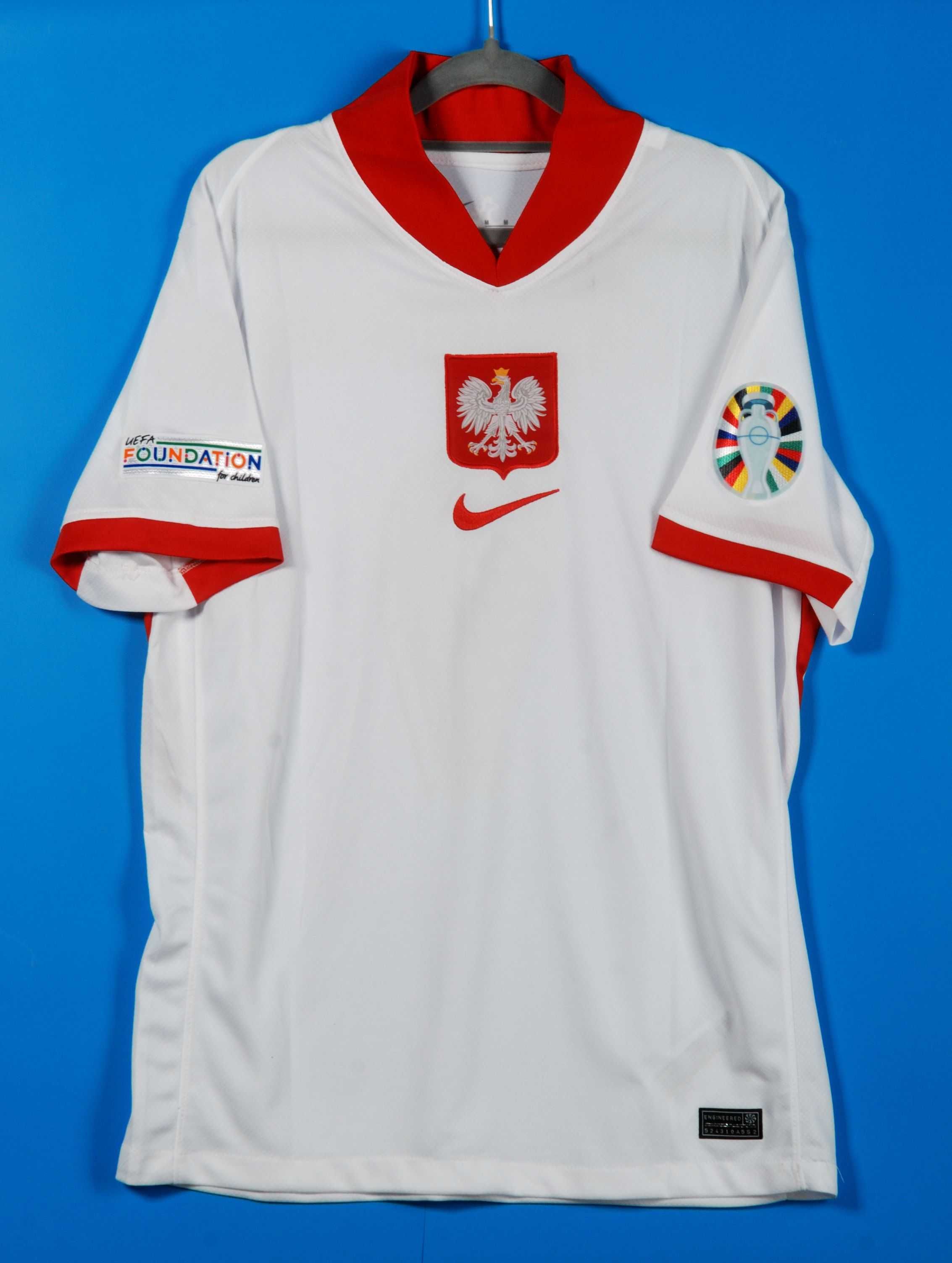 Koszulka reprezentacji Polski Euro 2024 WŁASNY NADRUK szybka wysyłka