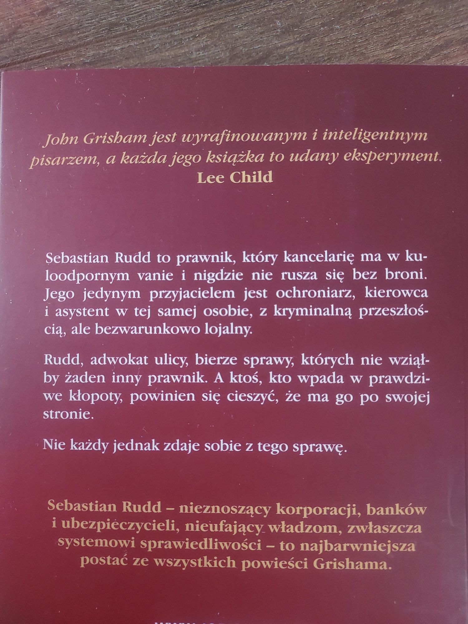 ,,Samotny Wilk " John Grisham