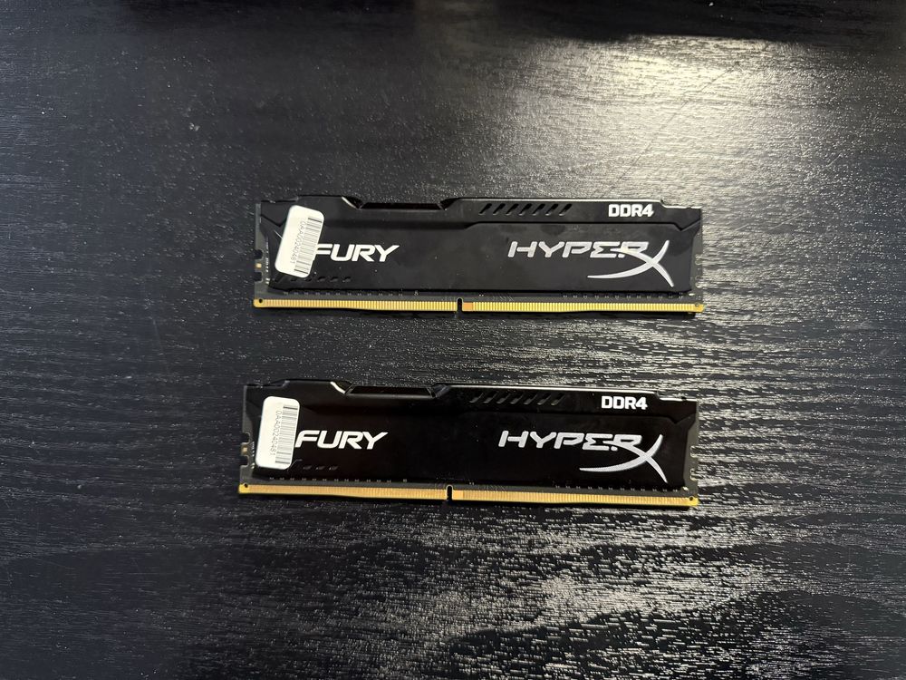 Pamięć HyperX Fury, DDR4, 8 GB, 2400MHz, CL15 (HX424C15FBK2/8)