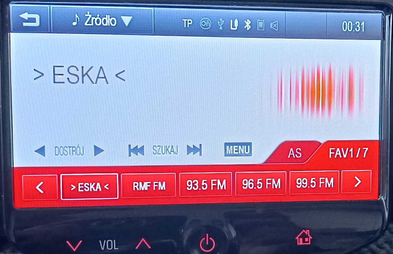 Opel Corsa E Radio Dotykowe R3 Kamera Cofania DAB Bluetooth WYLOGOWANE