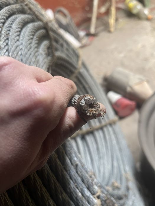 Продам тросс,канат сталевий оценкований 11мм