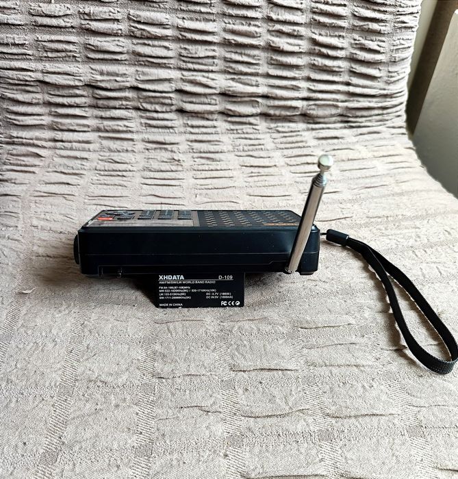 Радио XHDATA D 109 FM/AM/SW/LW  с МР3, Bluetooth, 18650 аккумулятор
