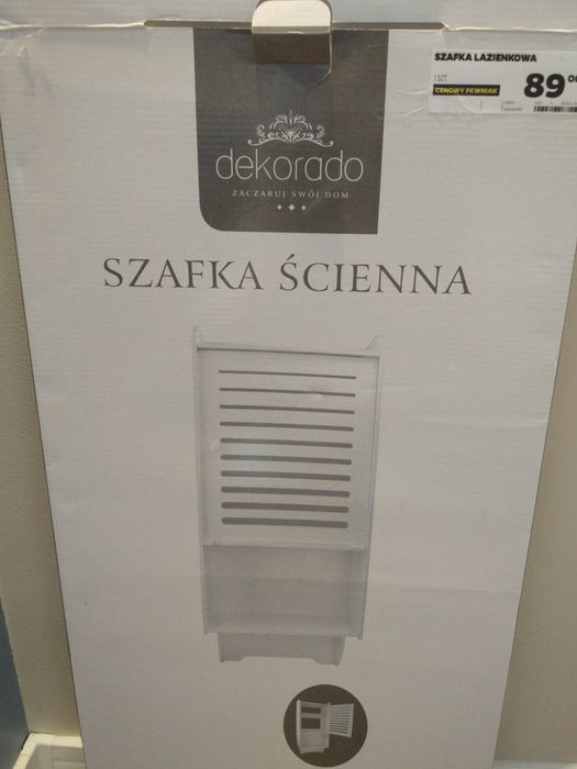 Szafka ścienna biała