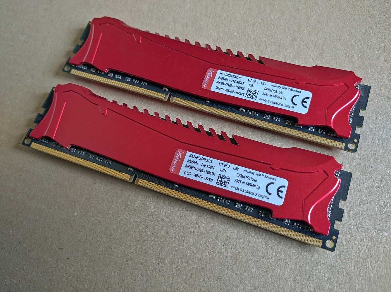 Kingston HyperX Savage 16 GB (2x8GB) DDR3 1600 MHz CL9