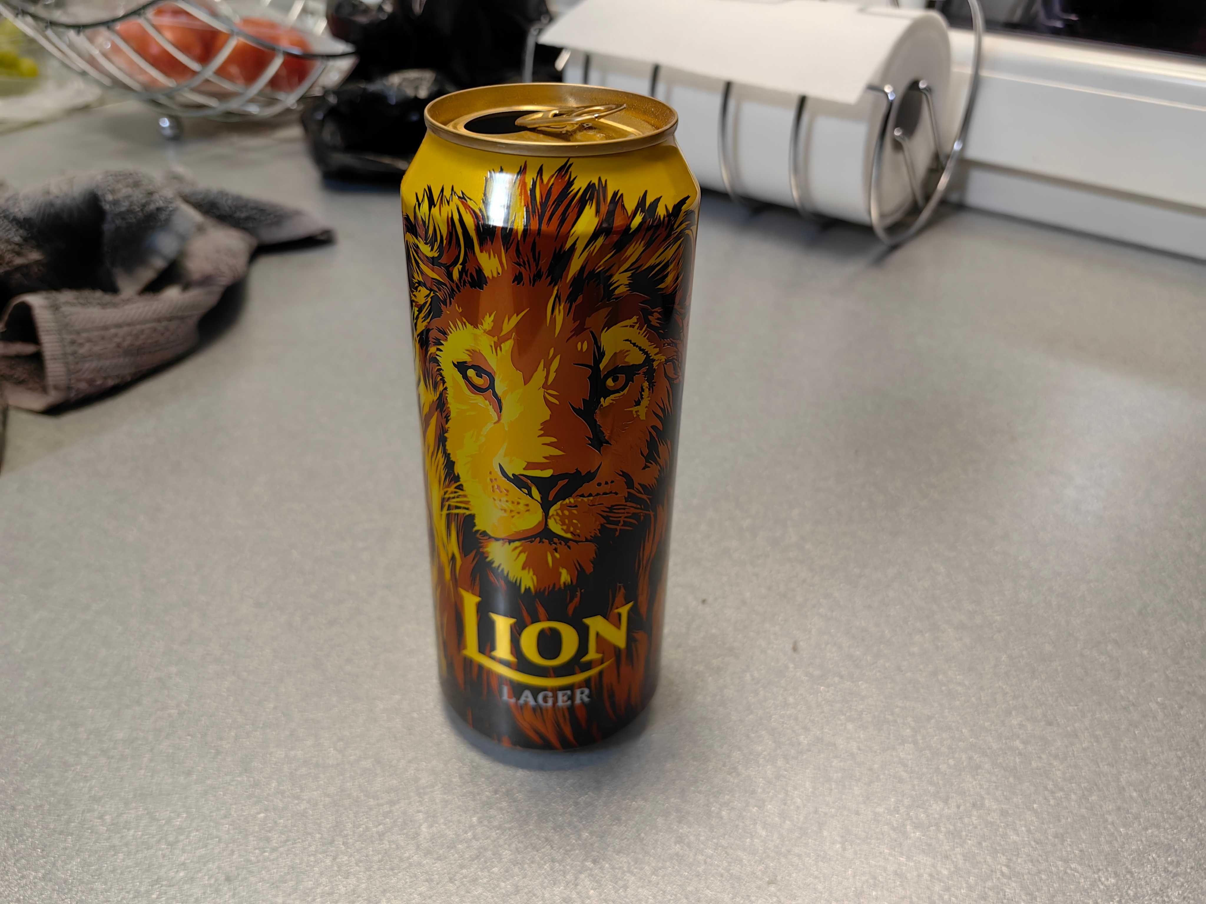 Kolekcjonerska puszka po piwie LION  - Sri Lanka