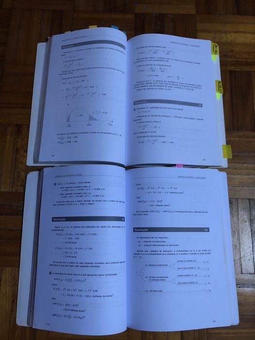 Exercícios Estatística Aplicada Vol. 1 e 2
