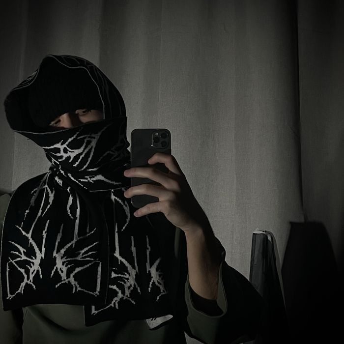 two-sided neo tribal scarf двосторонній шарф у стилі трайбл