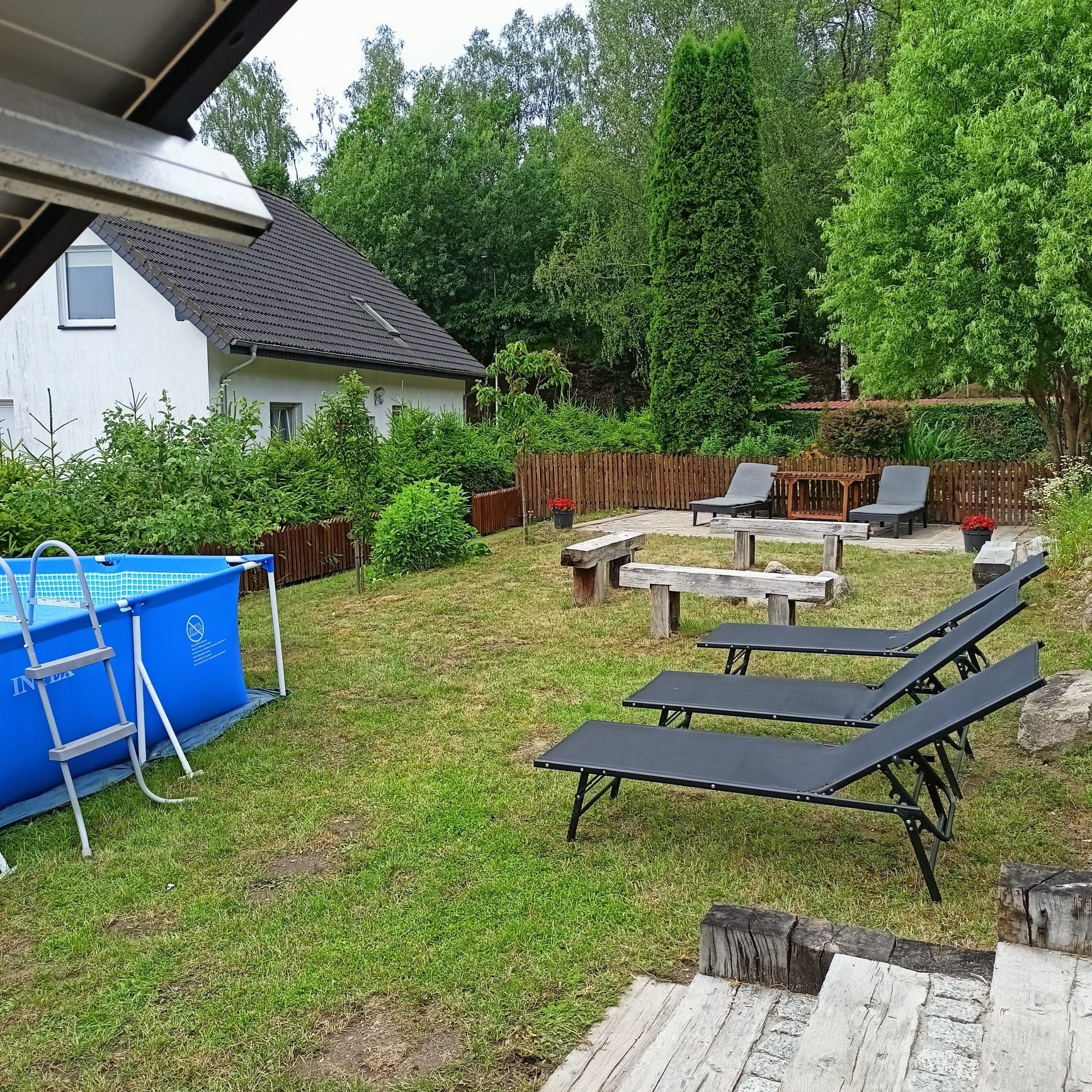 Caloroczny Dom.  Imprezy 18 takiUrodziny. Sauna Kominek las.