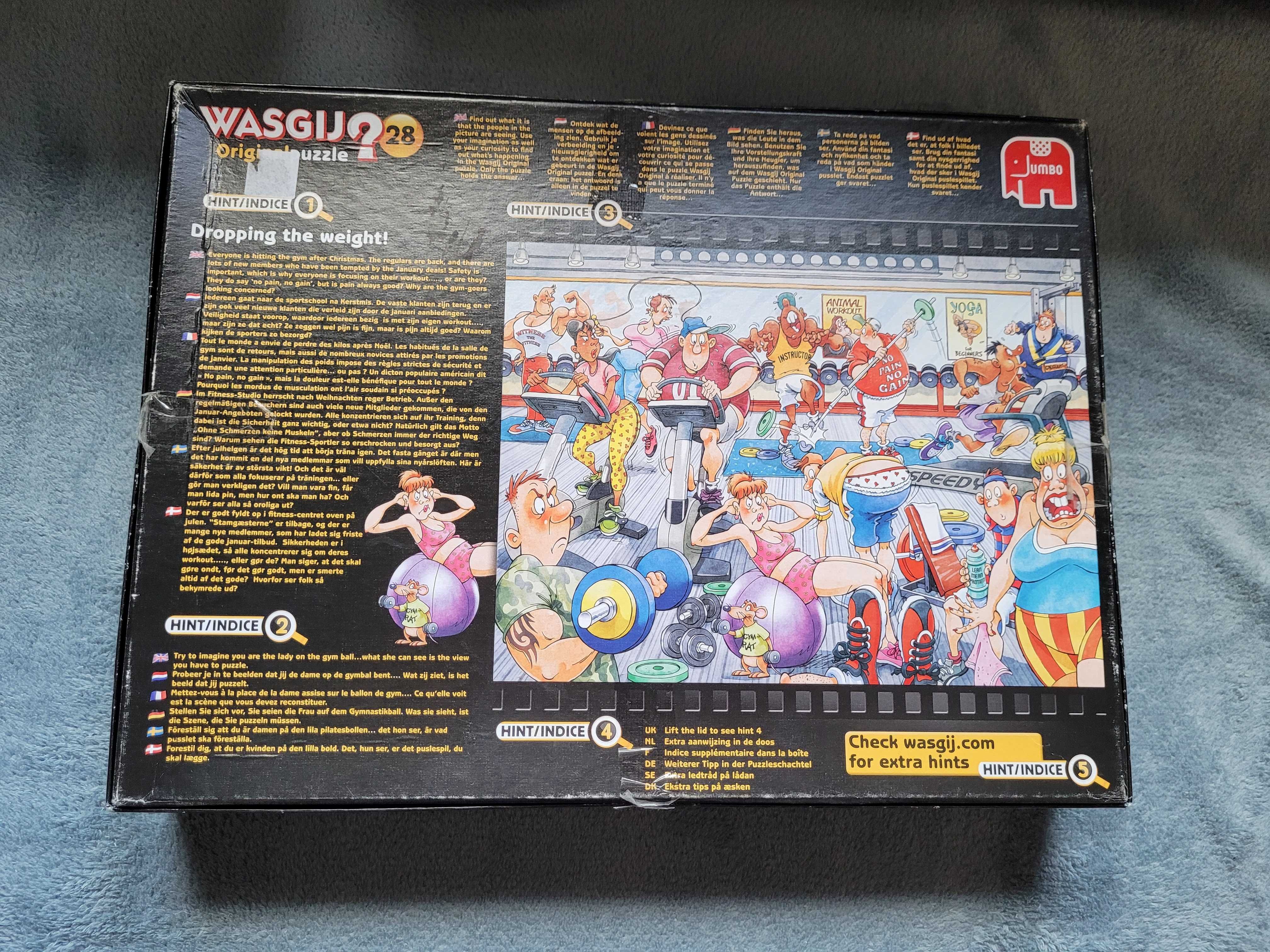 Puzzle Jumbo, Original 28, 1000 elementów. Używane.