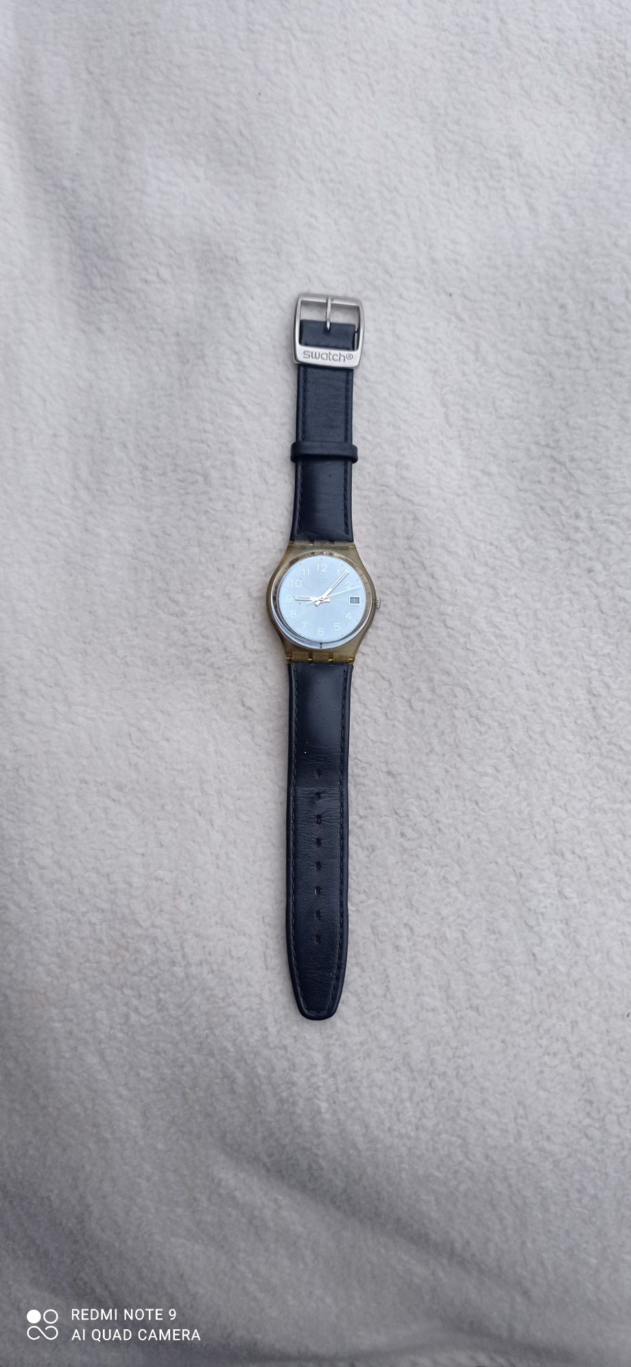 Zegarek Swatch ładny skórzany pasek
