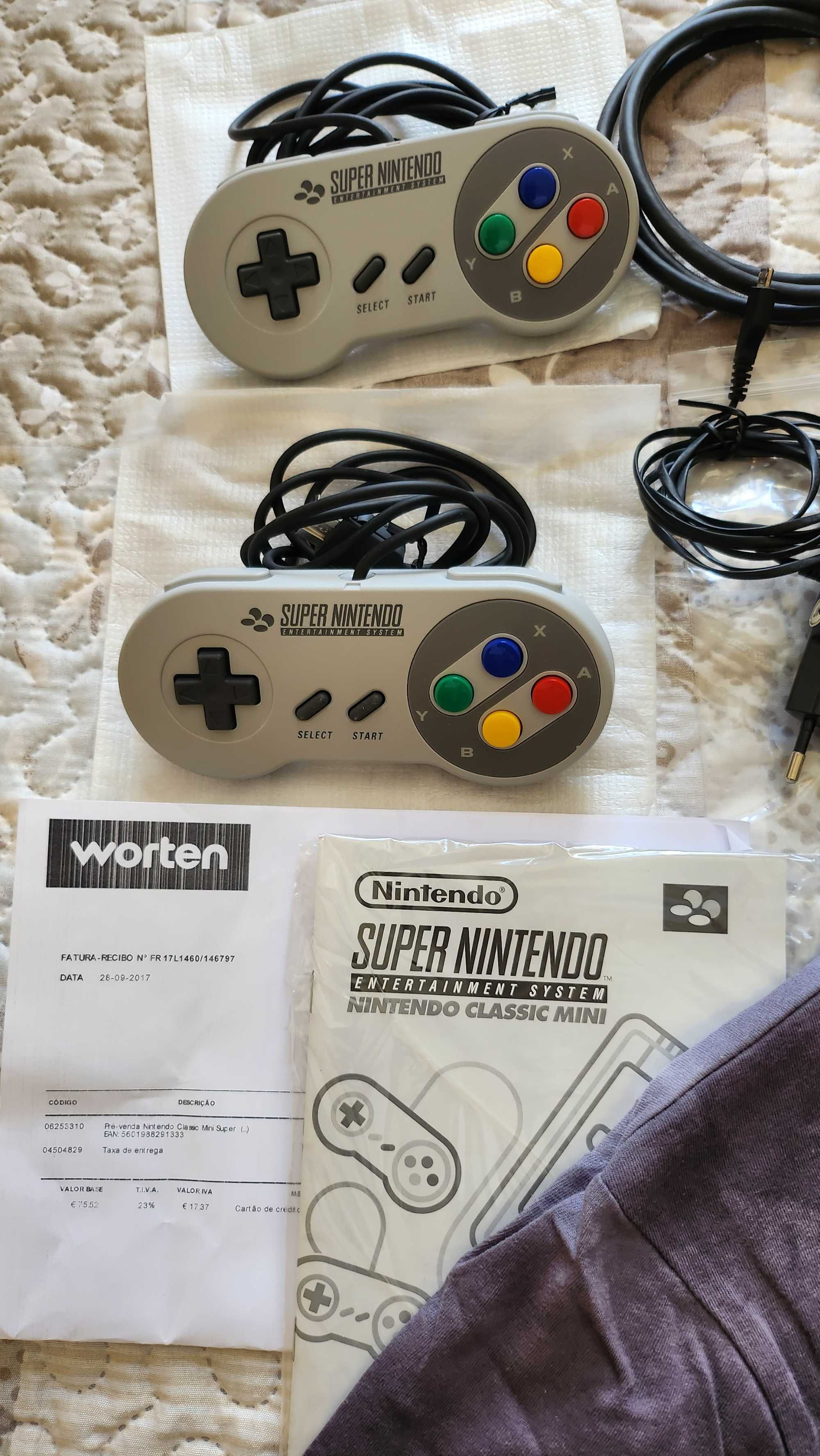 SUPER NINTENDO MINI como nova com fatura