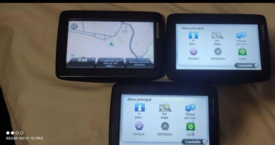 Vendo 3 GPS TOMTOM a funcionar e com Mapas da Europa Atualizados