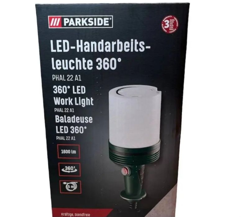 Ручная светодиодная LED лампа Parkside