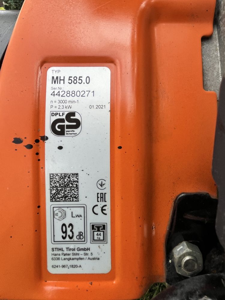 Glebogryzarka STIHL MH 585