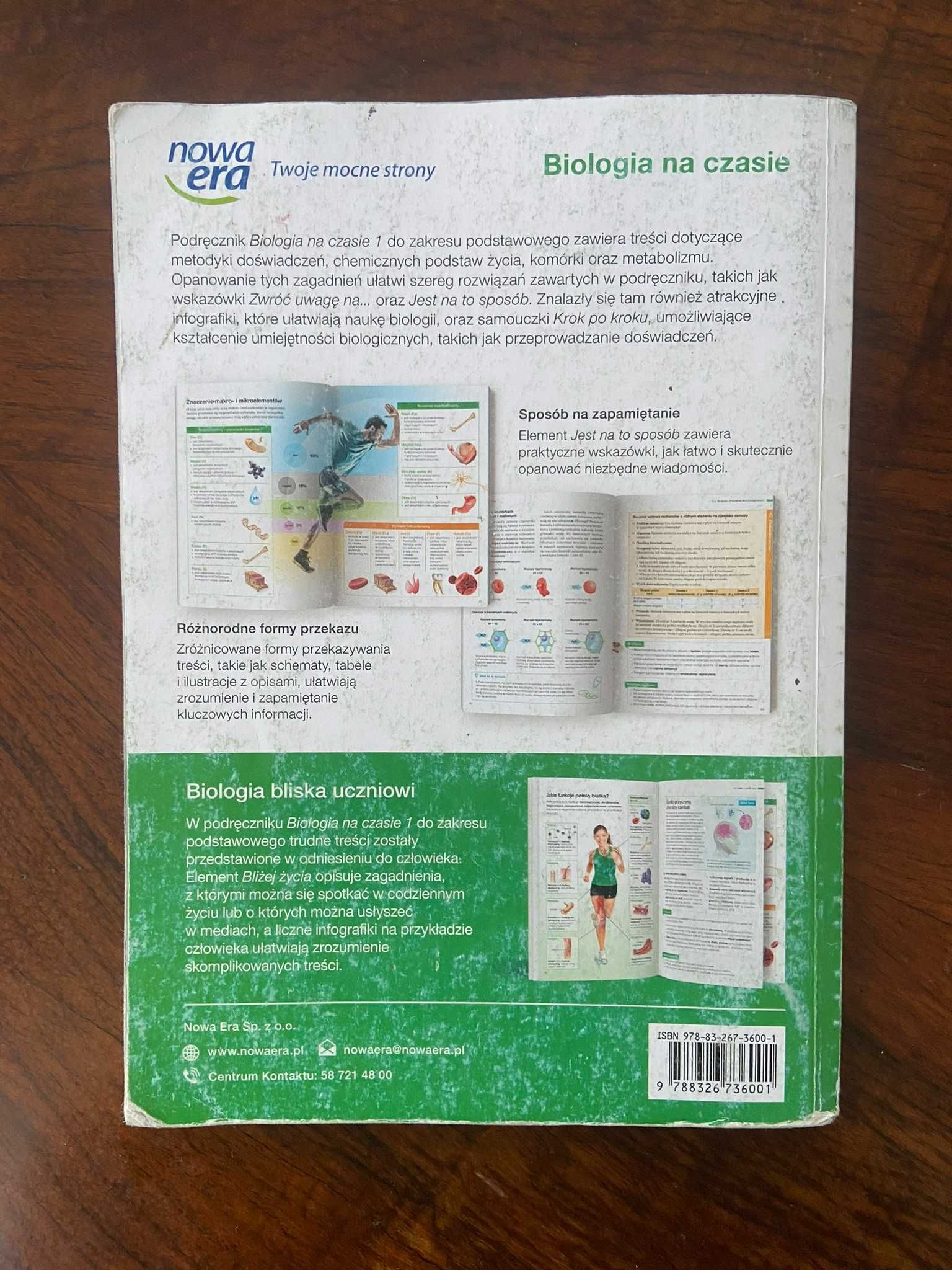 Podręcznik "Biologia na czasie 1"