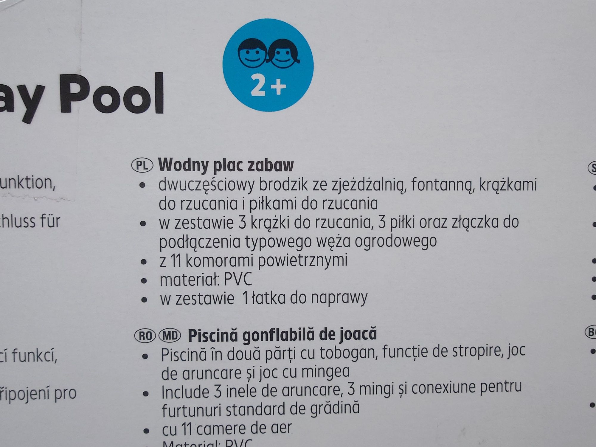 Basen NOWY wodny plac zabaw brodzik Play pool swimming inflatable woda