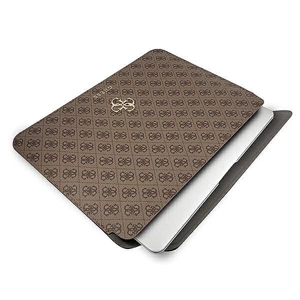Pokrowiec Guess 4G Big Logo na laptopa 13'' - brązowy